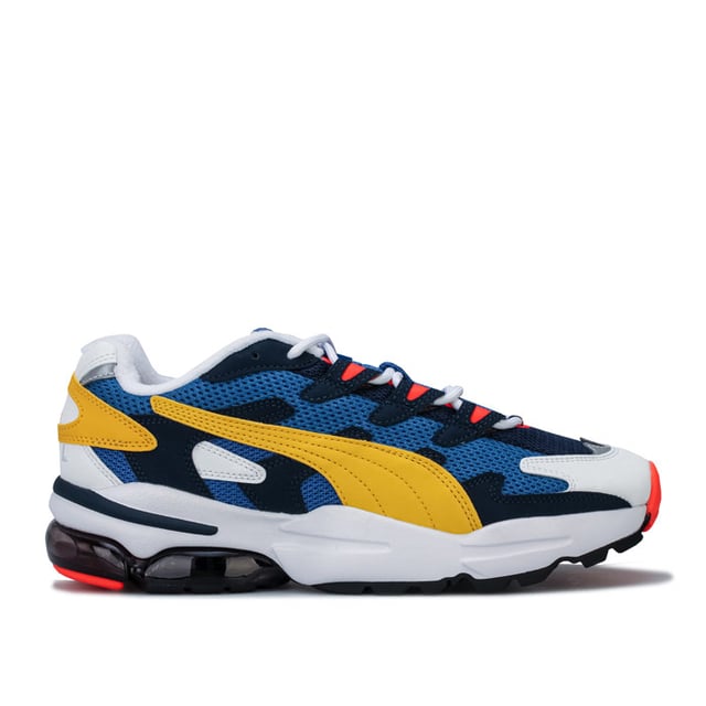 Puma Cell Alien OG Mens Azul Entrenadores amarillos
