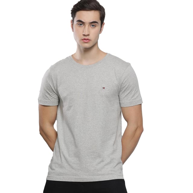 Tommy Hilfiger Camiseta de manga corta para hombre con logotipo