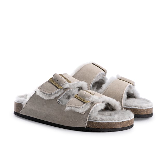 Aus Wooli Australia Sandalias unisex Portsea con forro de piel de