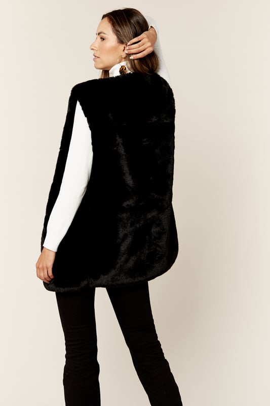 Abrigo Piel De Conejo Ripley ABRIGO LARGO SIN MANGAS NAVIGATA