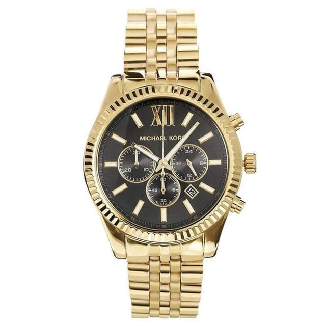 Reloj mk sales dorado hombre