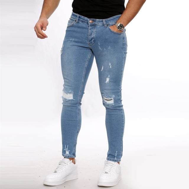 Vaqueros super hotsell ajustados hombre