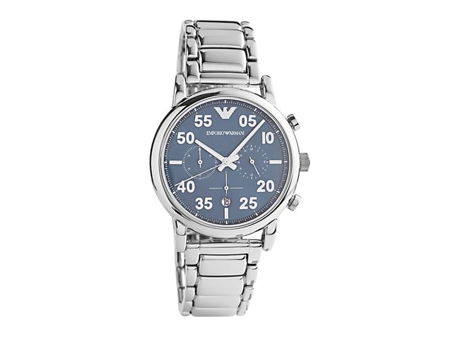 Reloj emporio clearance armani plateado