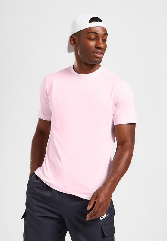 Camiseta nike hombre rosa sale