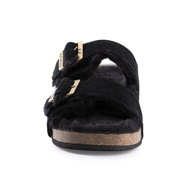 FOCO MLB - Pantuflas Unisex Con Forro De Piel De Oveja Con Logoti
