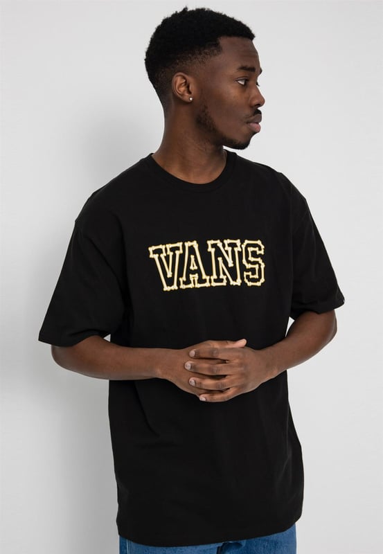 Camiseta vans negra sales