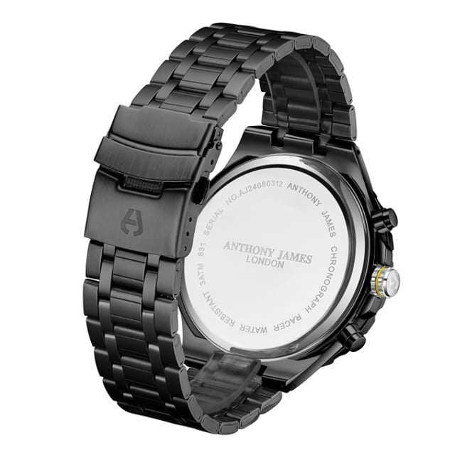 Reloj Anthony James Edici n Limitada Cron grafo Racer Negro