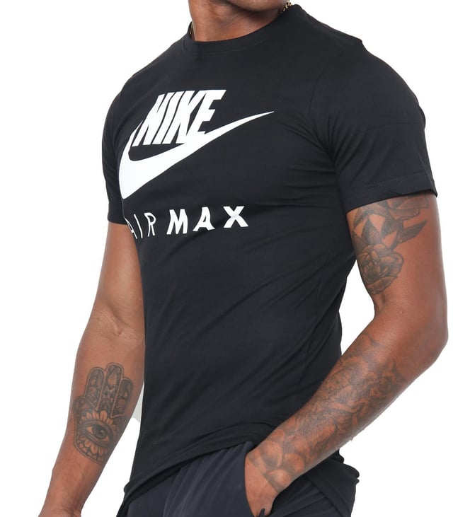Camiseta Nike Air Max Hombre Negra