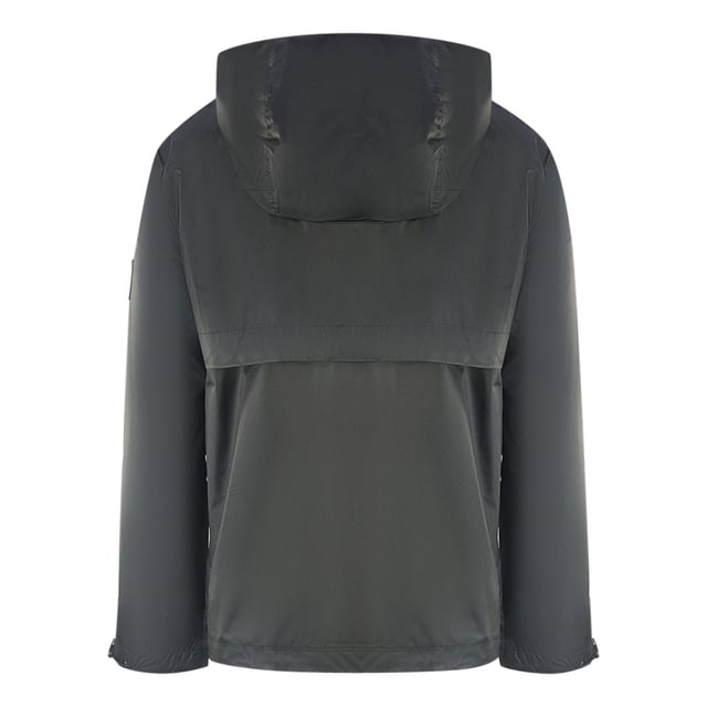 GUESS Chaqueta Negra Con Capucha NIÑO H4BJ10 WCFM0 JBLK, Bolsillos Con Cremallera, (FR/ES, Edad, 16 Años, Regular, Negro