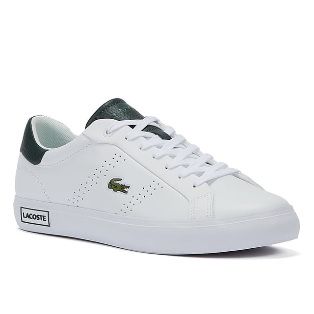 Lacoste - Zapatillas deportivas Powercourt 2.0 con tacón de piel para hombre