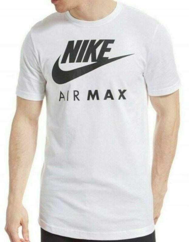 Camiseta Nike Air Max Hombre Blanca