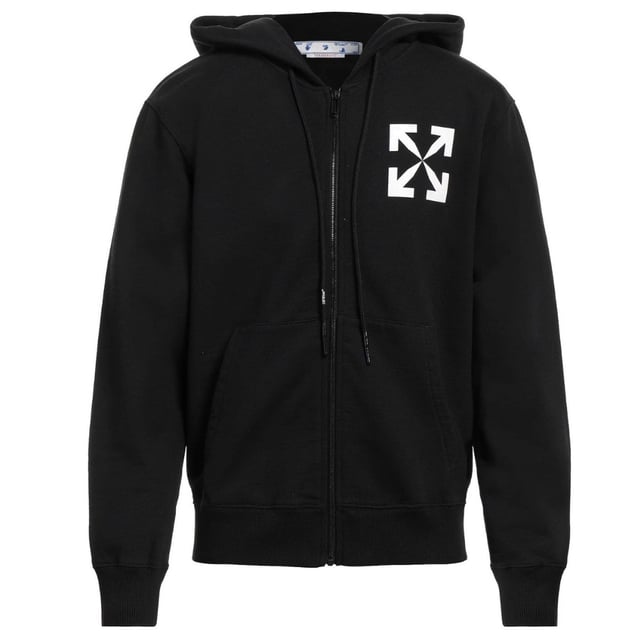 Sudadera negra sales off white