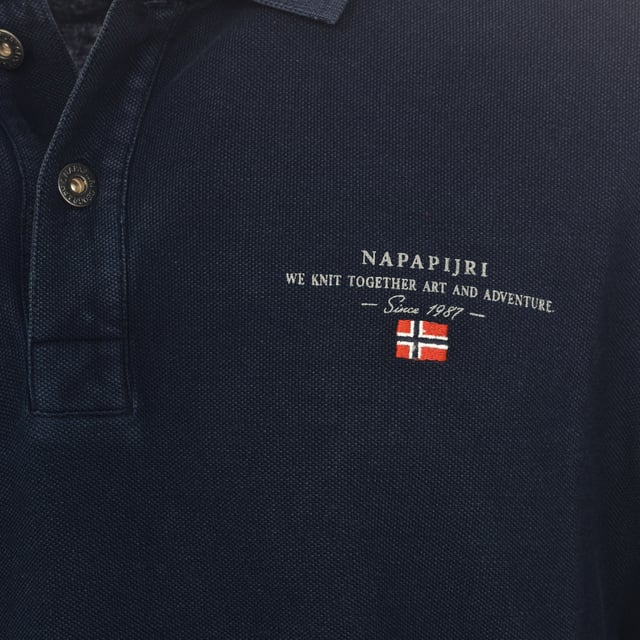 Polo manga sales larga napapijri