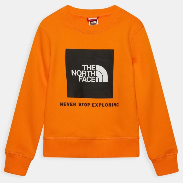 Sudadera amarilla con cuello redondo para j venes Box de The North