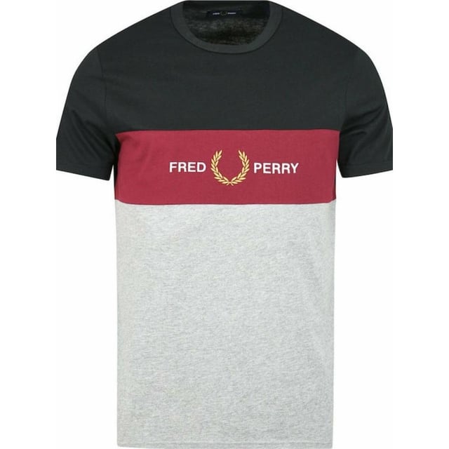 Camiseta fred perry granate outlet