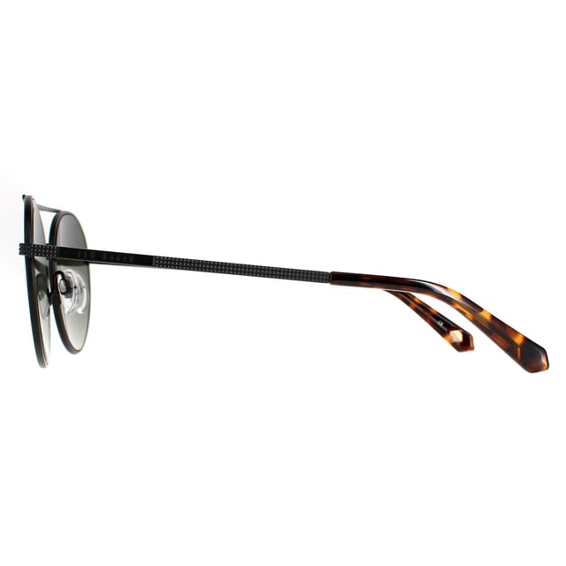 Gafas de sol Ted Baker Round unisex negro gris TB1531 Warner