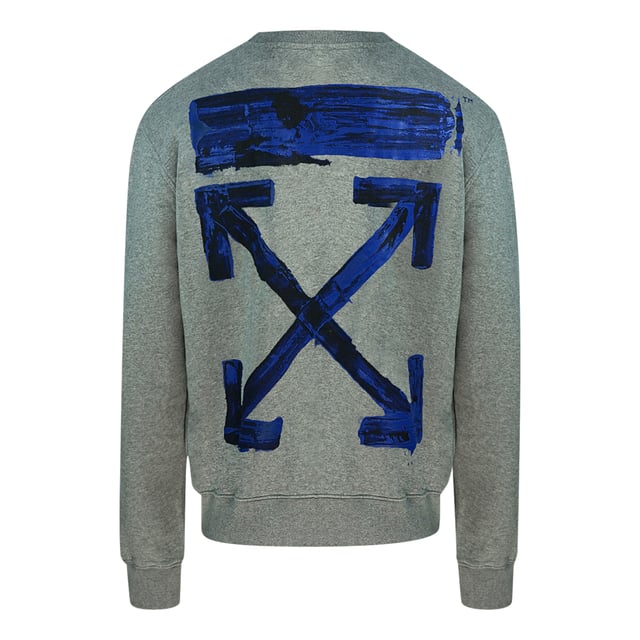 Sudadera off hot sale white azul