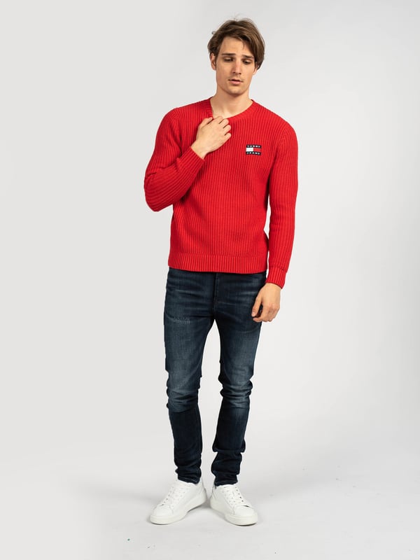 Jersey Tommy Jeans de hombre de color rojo