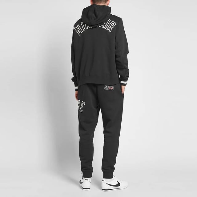 Conjunto de ch ndal completo con cremallera en negro de Nike Air para hombre