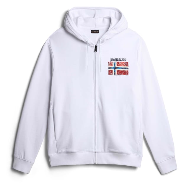 Sudadera shop napapijri blanca