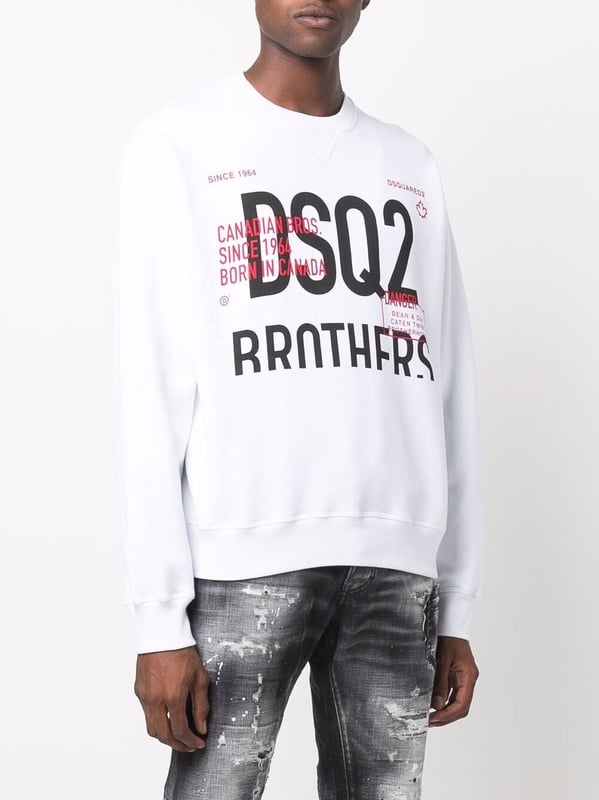 Sudadera dsquared2 blanca deals