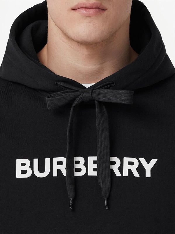 Sudadera con capucha y logo estampado Ansdel de Burberry en negro