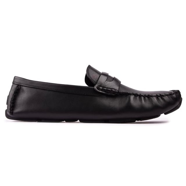 Coach Coin Leather Driver Zapatos