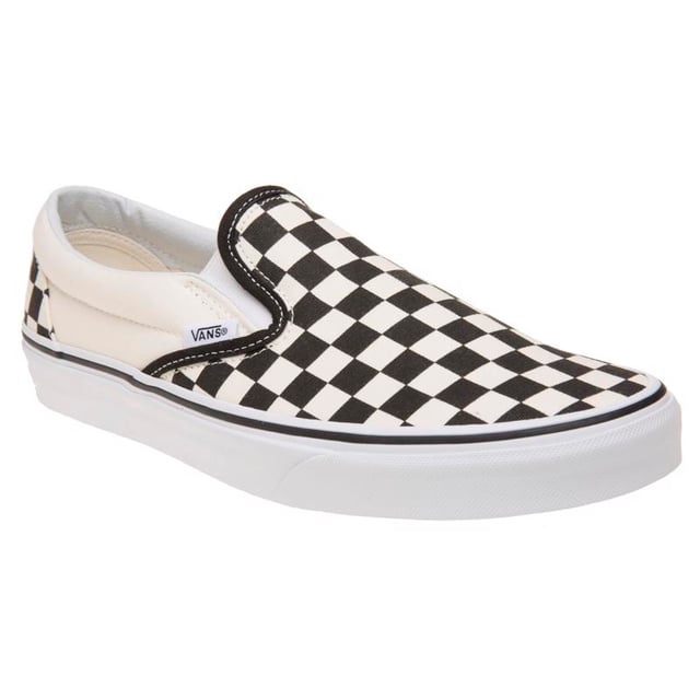 Vans sin cordones deals de cuadros