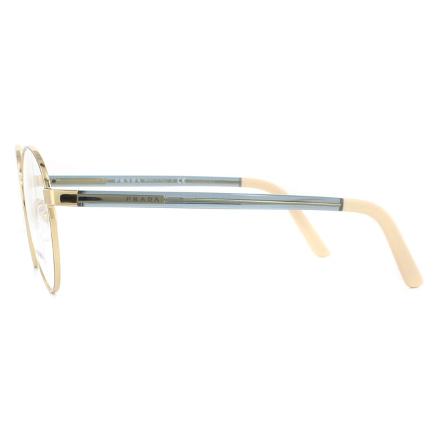 Gafas Prada redondas doradas