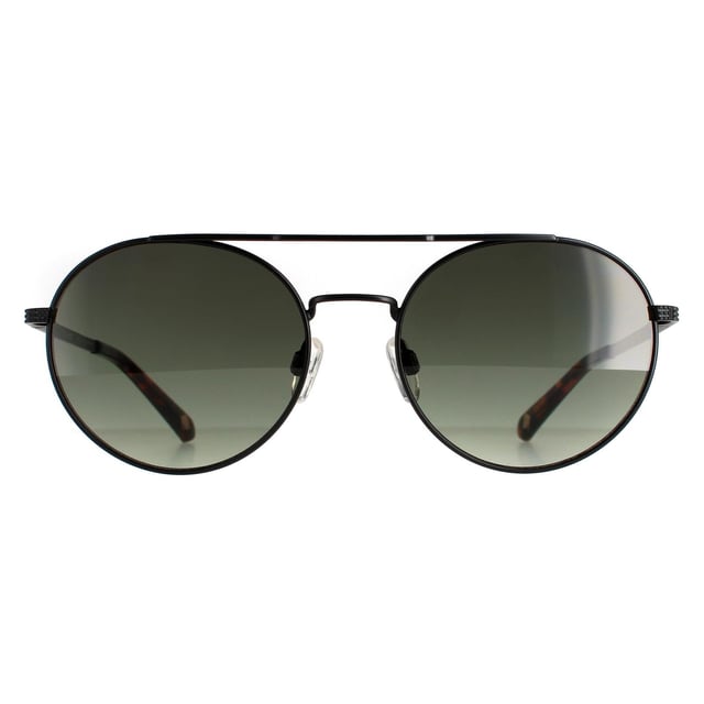 Gafas de sol Ted Baker Round unisex negro gris TB1531 Warner