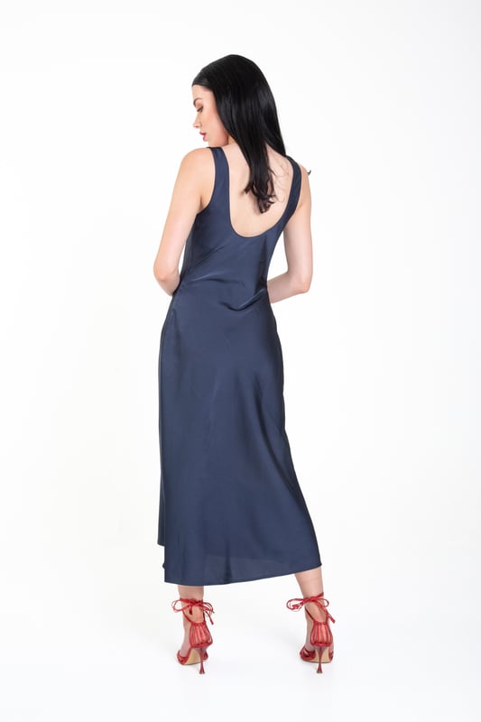 Vestido lencero midi outlet