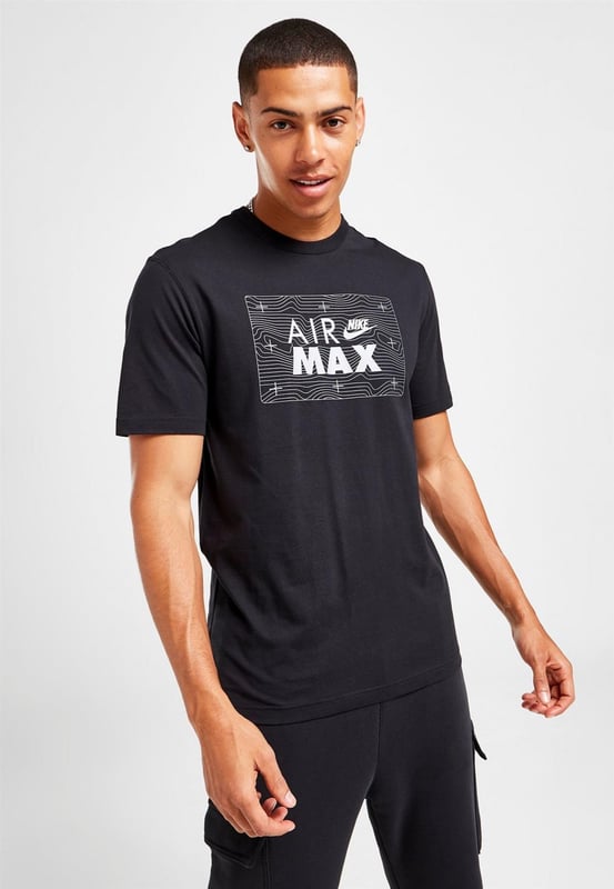 Camiseta nike air negra top